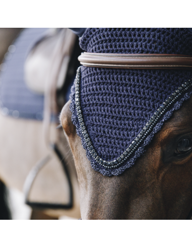 KENTUCKY HORSEWEAR - BONNET SOUNDLESS LONG STONE ET PEARLS - CHEVAL