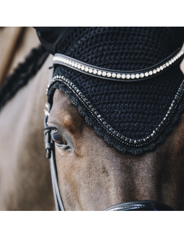 KENTUCKY HORSEWEAR - BONNET SOUNDLESS LONG STONE ET PEARLS - CHEVAL