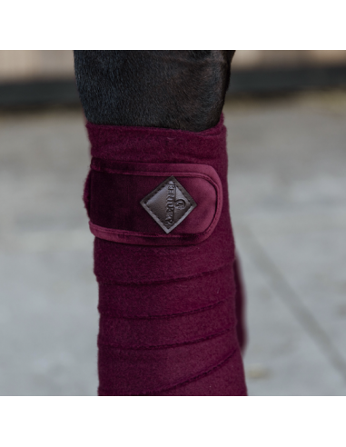 KENTUCKY HORSEWEAR - BANDES DE POLO VELVET - SET DE 4