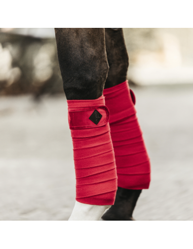 KENTUCKY HORSEWEAR - BANDES DE POLO VELVET - SET DE 4