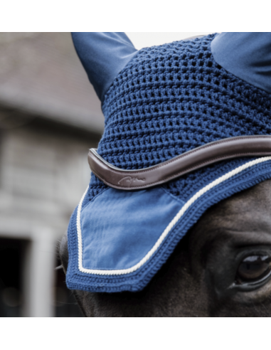 KENTUCKY HORSEWEAR - BONNET FLY WELLINGTON BASIC VELVET - CHEVAL OU COB