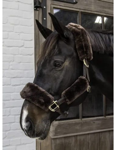 KENTUCKY HORSEWEAR - FOURREAU EN MOUTON VEGAN 4 PIÈCES