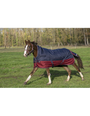EQUITHÈME - COUVERTURE D'EXTÉRIEUR IMPERMÉABLE - HIGH NECK - 300GR - 1200D