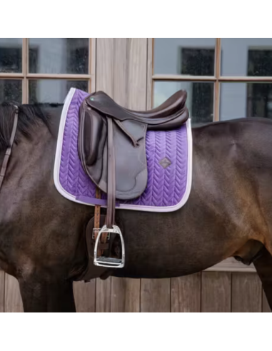 KENTUCKY HORSEWEAR - TAPIS DE SELLE DRESSAGE - VELVET CONTRAST