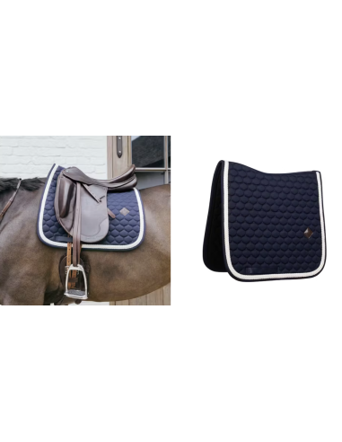 KENTUCKY HORSEWEAR - TAPIS DE SELLE DRESSAGE - CORDON PLAT TRESSÉ