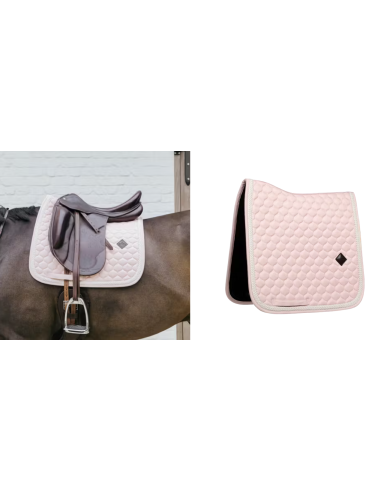 KENTUCKY HORSEWEAR - TAPIS DE SELLE DRESSAGE - CORDON PLAT TRESSÉ