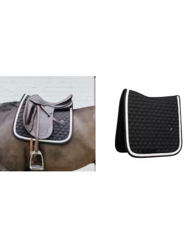 KENTUCKY HORSEWEAR - TAPIS DE SELLE DRESSAGE - CORDON PLAT TRESSÉ