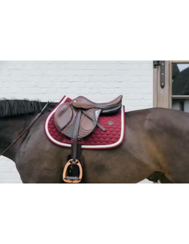 KENTUCKY HORSEWEAR - TAPIS DE SELLE - CORDON PLAT TRESSÉ - JUMPING