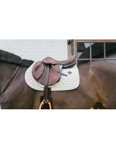 KENTUCKY HORSEWEAR - TAPIS DE SELLE - CORDON PLAT TRESSÉ - JUMPING