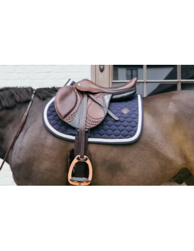 KENTUCKY HORSEWEAR - TAPIS DE SELLE - CORDON PLAT TRESSÉ - JUMPING