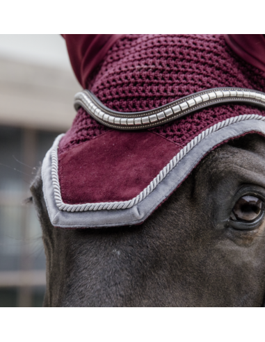 KENTUCKY HORSEWEAR - BONNET FLY WELLINGTON VELVET CONTRAST - CHEVAL
